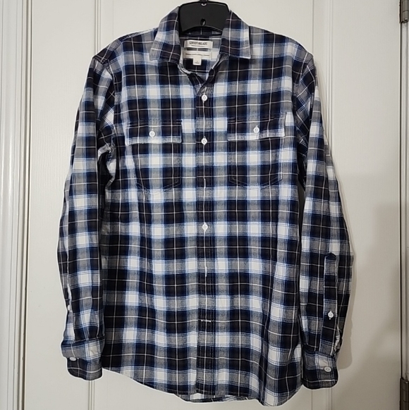 Good threads plaid Flannel herringbone shirt - men’s S - Picture 2 of 10